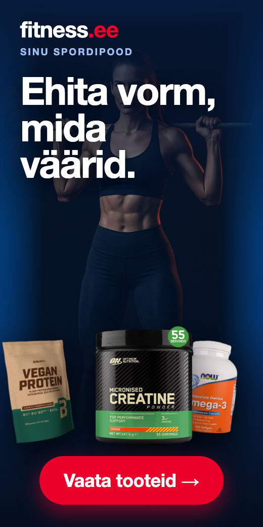 fitness.ee spordipood — Ehita vorm, mida väärid